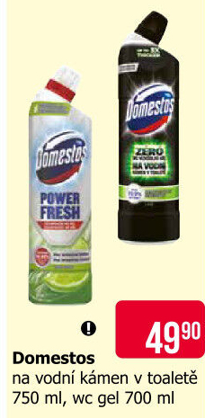 Čistič WC gelový na vodní kámen Domestos