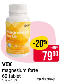 Doplněk stravy Magnézium forte VIX