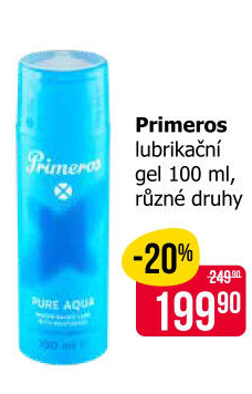 Gel lubrikační Primeros