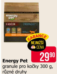 Granule pro kočky Energy Pet