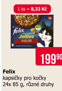 Kapsičky pro kočky Felix Purina