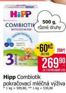 Kojenecká výživa Bio Combiotik HiPP