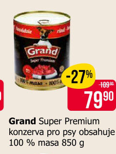 Konzerva pro psy Superpremium Grand