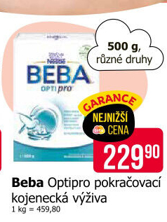 Mléčná výživa Beba Optipro Nestlé