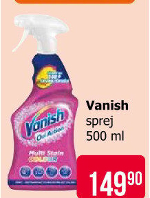 Odstraňovač skvrn ve spreji Oxi Action Vanish