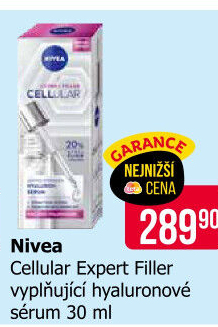 Pleťové vyplňující sérum Hyaluron Cellular Expert Filler Nivea