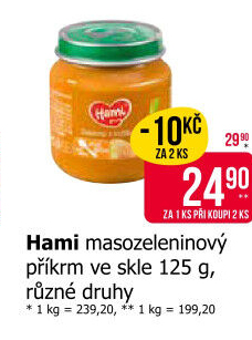 Příkrm masozeleninový Hami