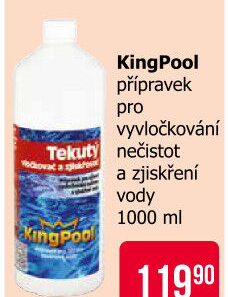 Přípravek do bazénů vločkovač a zjiskřovač Kingpool