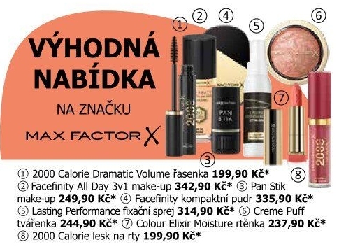 Řasenka 2000 Calorie Max Factor