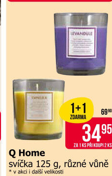 Svíčka vonná Q Home