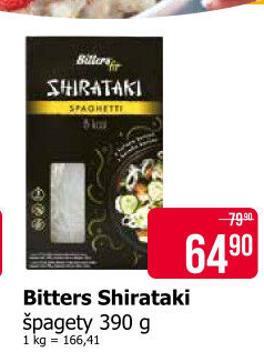 Těstoviny Shirataki Bitters Fit