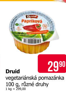Vegetariánská pomazánka Druid