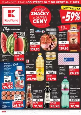 akční leták Kaufland 10.7.2024-16.7.2024