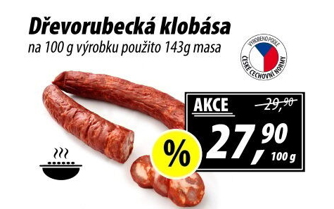 Dřevorubecká klobása