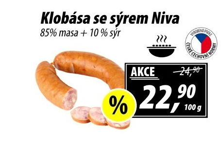 Klobása s nivou