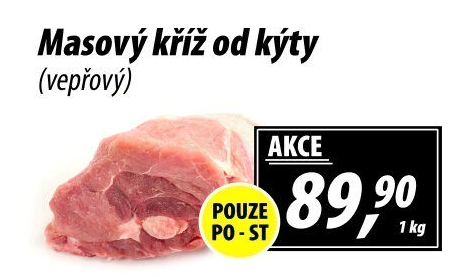 Masový kříž od kýty vepřový