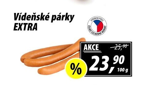 Párky vídeňské extra