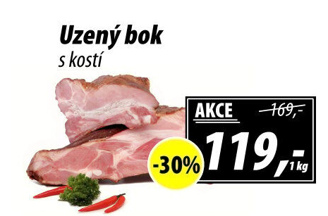 Uzený bok s kostí