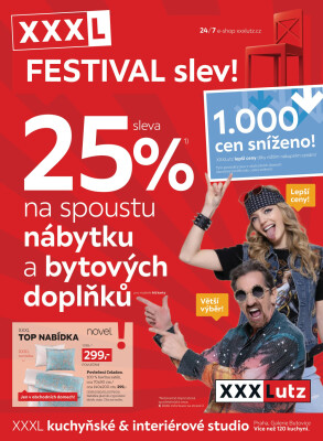 akční leták XXXLutz 8.7.2024-21.7.2024