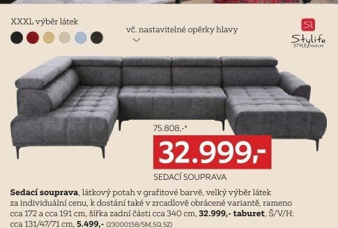 SEDACÍ SOUPRAVA