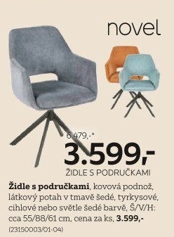 ŽIDLE S PODRUČKAMI