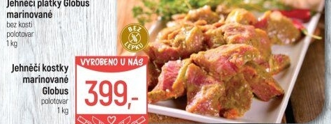 Jehněčí kostky marinované Globus