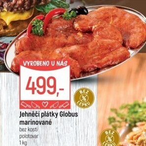 Jehněčí plátky marinované Globus