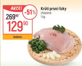 Krůtí prsní řízky