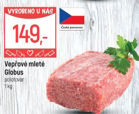 Vepřové mleté maso Globus