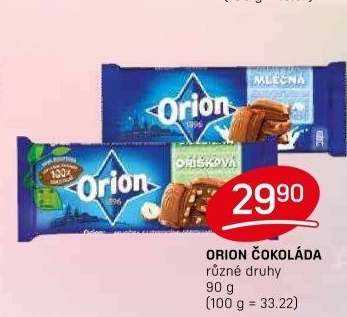 Čokoláda Orion