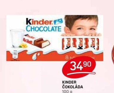 Čokoládky Kinder