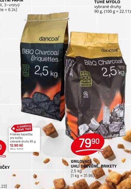 Dřevěné uhlí Dancoal