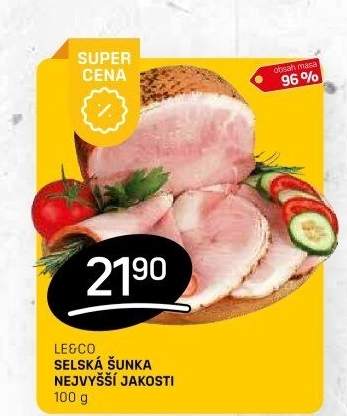 Šunka selská nejvyšší jakosti LE&amp