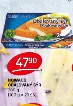 Sýr obalovaný mražený Nowaco