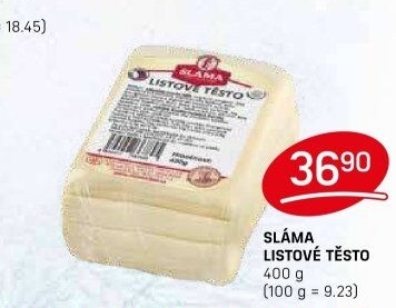 Těsto listové Sláma
