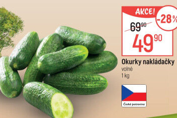 Okurky nakládačky