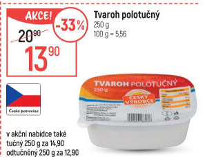 Tvaroh polotučný