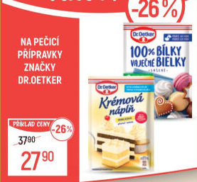 Vaječné bílky sušené Dr. Oetker