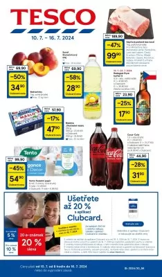 akční leták Tesco 10.7.2024-16.7.2024