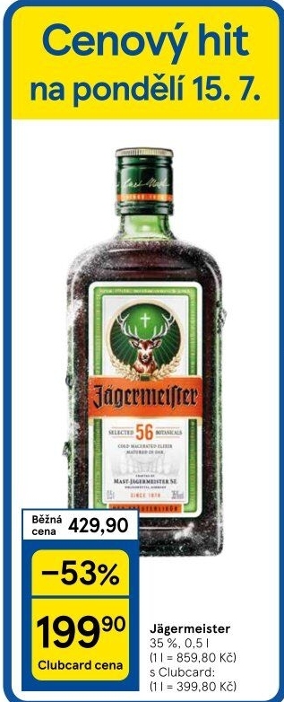 Bylinný likér Jägermeister