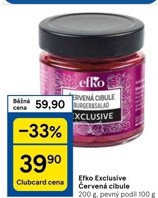 Červená cibule Efko Exclusive