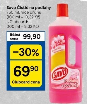 Čistič na povrchy a podlahy Savo