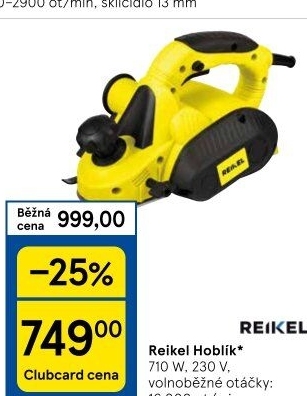 Elektrický hoblík Reikel