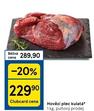 Hovězí plec kulatá - falešná svíčková
