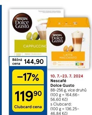 Kapsle Dolce Gusto Nescafé