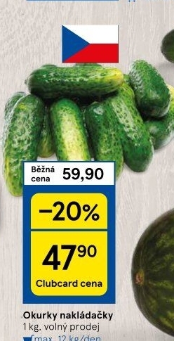 Okurky nakládačky