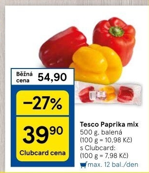 Paprika mix Tesco
