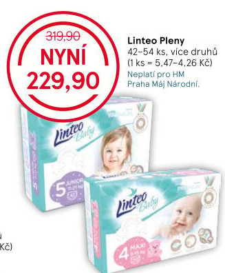 Pleny dětské Linteo Baby