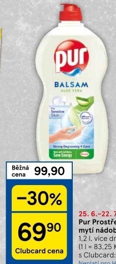 Prostředek na nádobí Pur