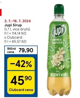 Sirup hustý Lahvinka Jupí